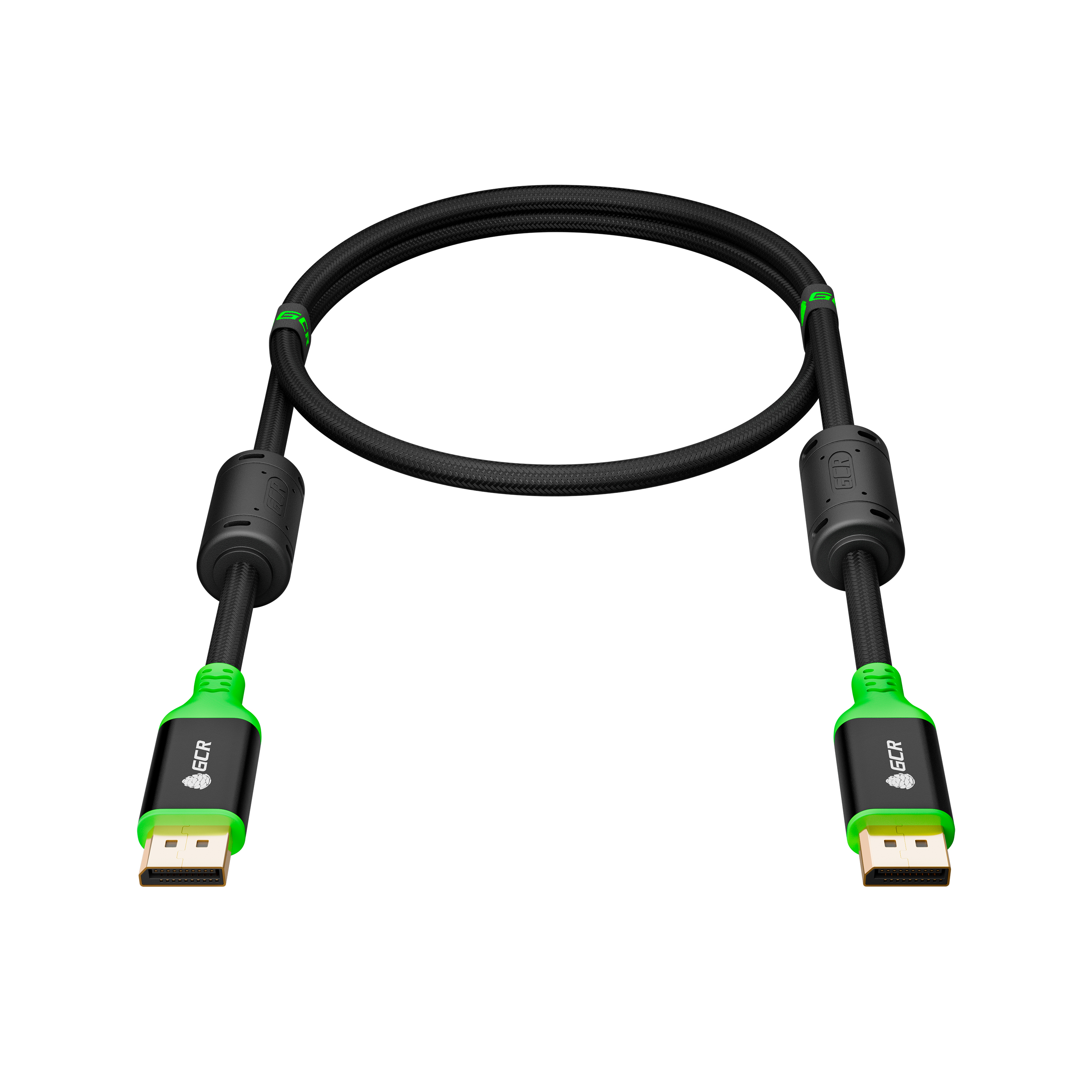 GCR PRO Кабель PROF DP v1.4 ферриты 8K 60Hz 32 Гбит/с в оплетке нейлон AL корпус