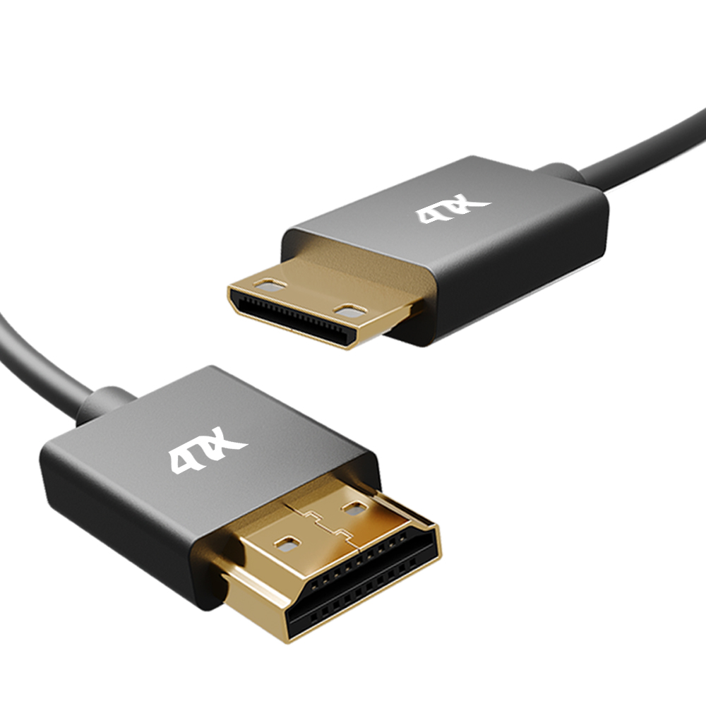 Кабель SLIM HDMI - miniHDMI Ultra HD для передачи видеосигнала