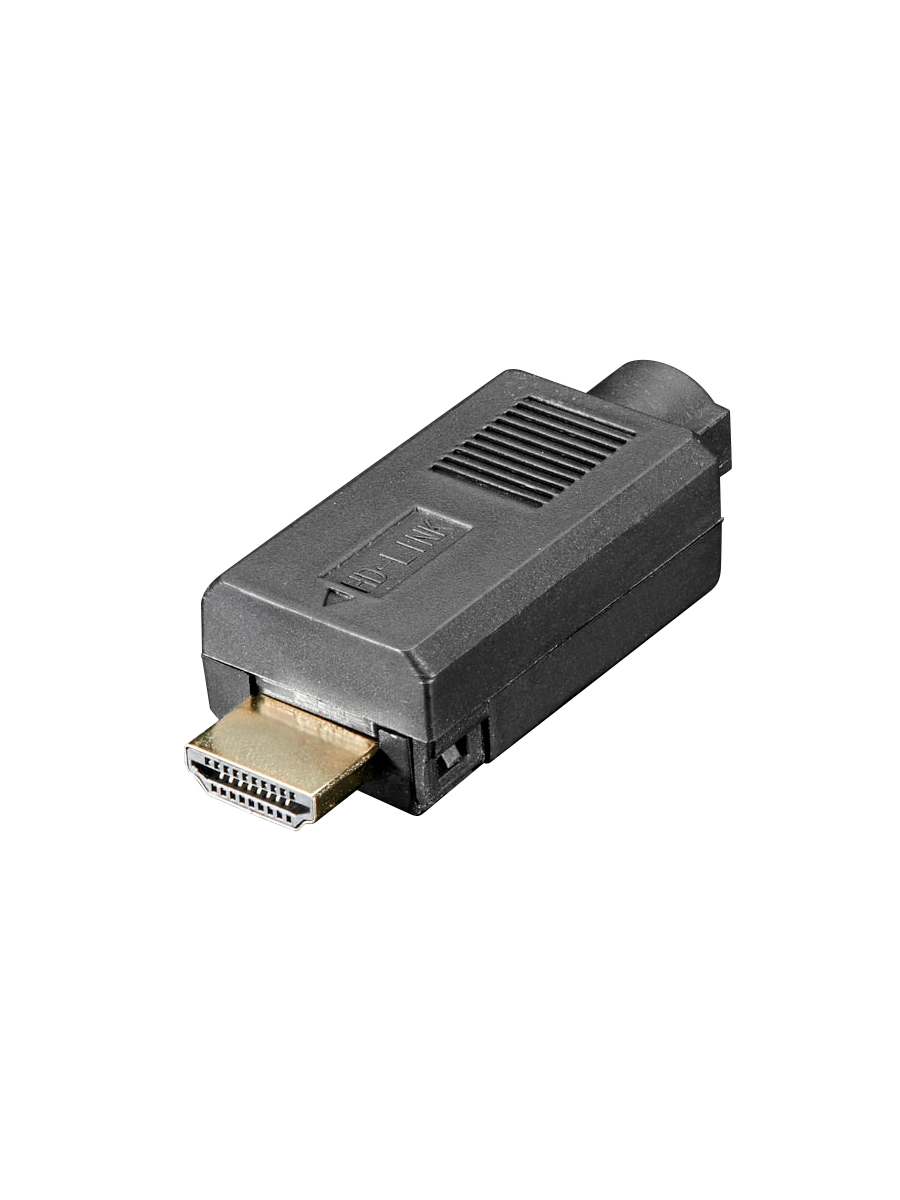 Разъем DIY HDMI 19M в корпусе пластик