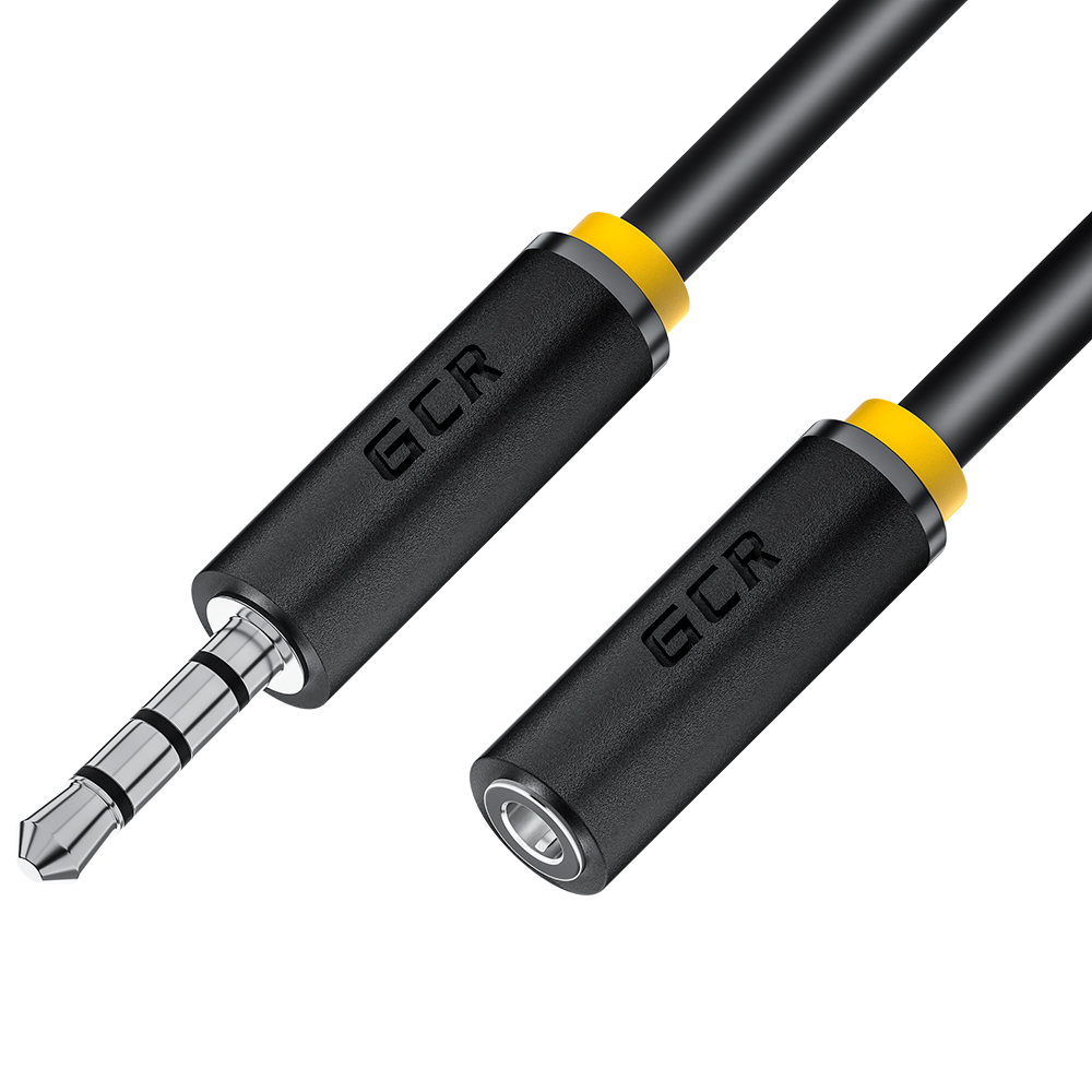 Удлинитель аудио AUX кабеля jack 3.5mm для наушников гарнитуры