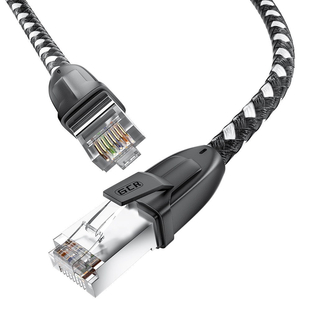 Патч-корд STRONG нейлон UTP cat.6 10 Гбит/с RJ45 LAN компьютерный кабель для интернета медный контакты 24K GOLD