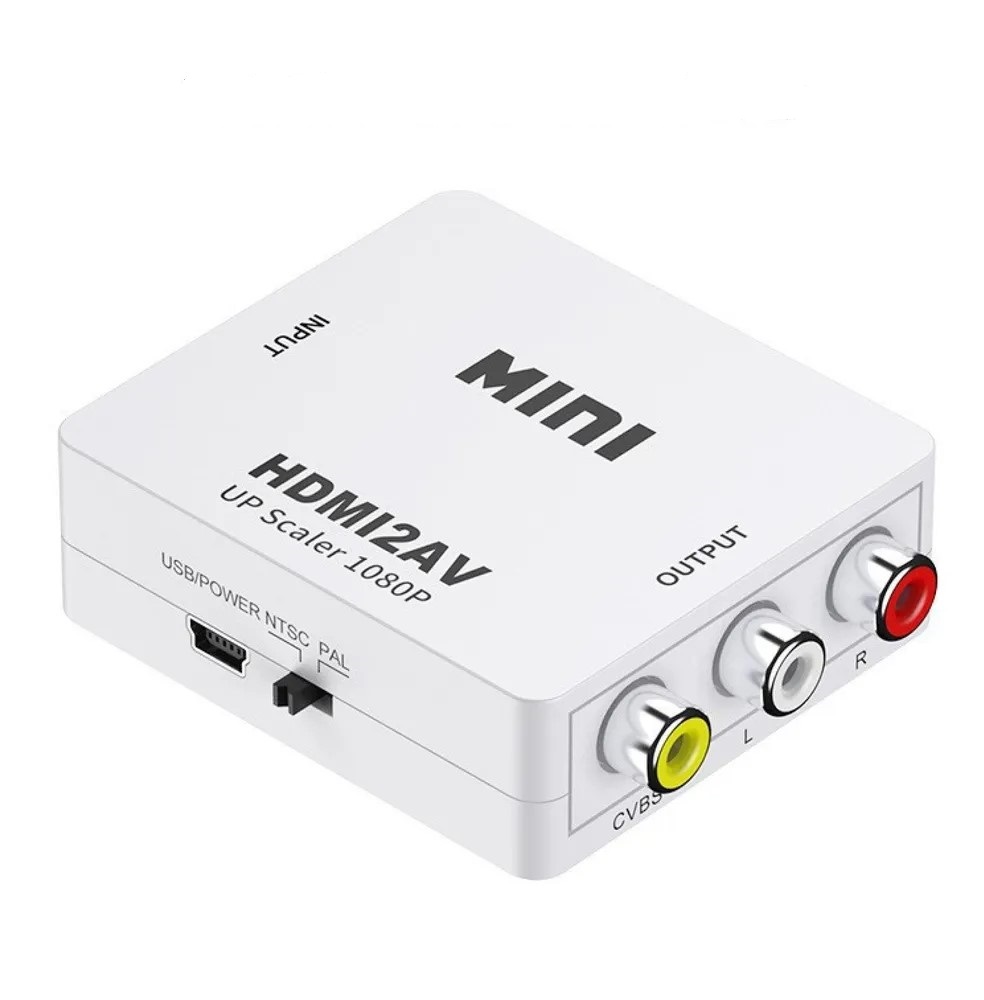 Конвертер видеосигнала HDMI в AV RCA для ноутбука телевизора монитора Xbox PS 4
