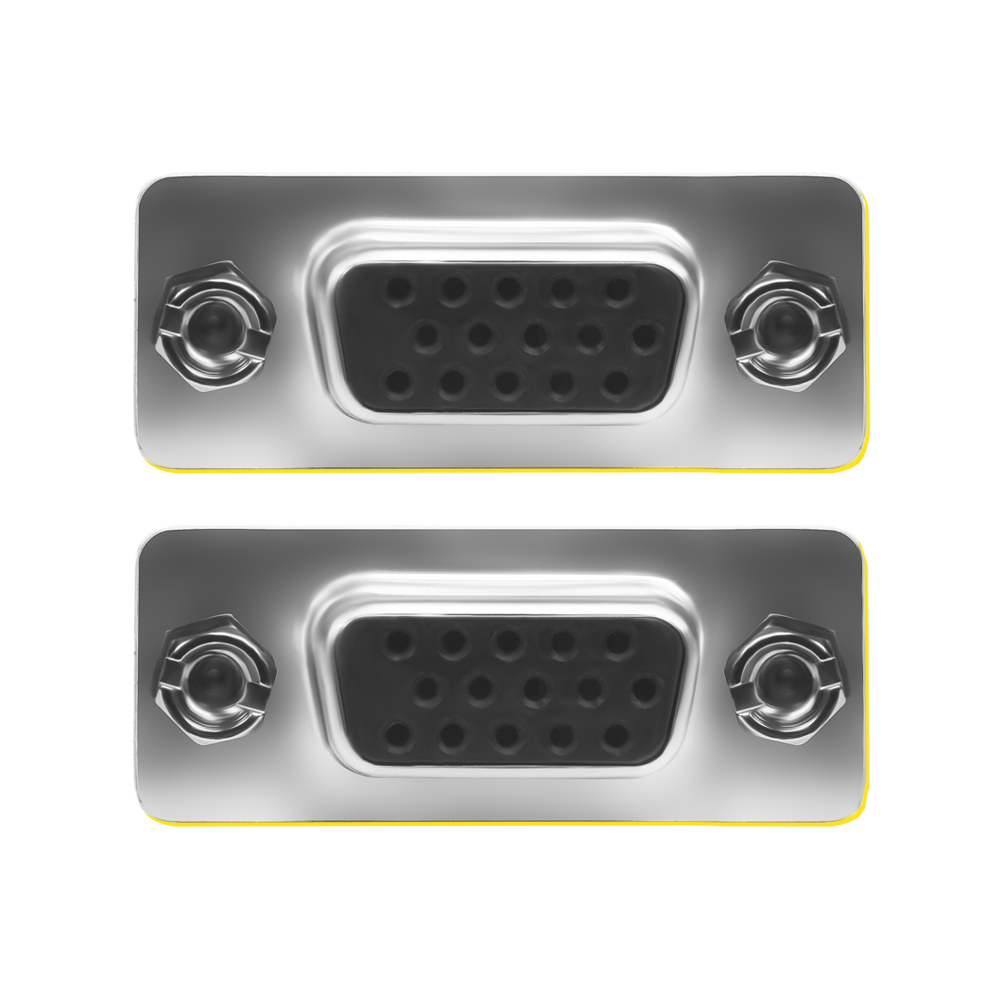 Переходник VGA 15F / VGA 15F для подключения телевизора монитора проектора