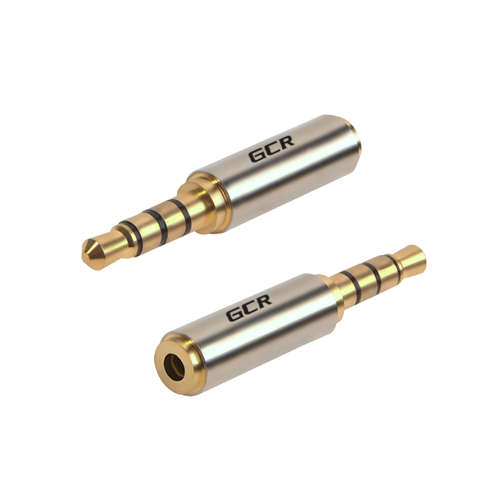 GCR Переходник jack 3.5mm на jack 2.5mm M/F