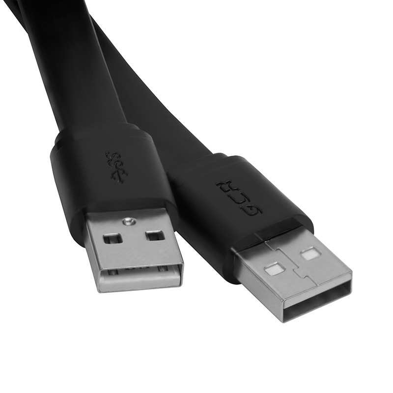 Кабель USB 2.0 AM/AM серия PROF плоский для подключения ноутбука компьютера