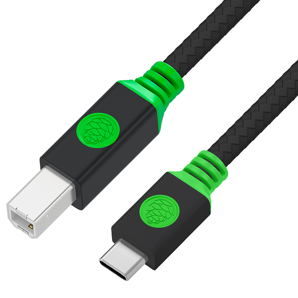 GCR PRO Кабель PROF Type-C/BM в оплетке нейлон экран армирование