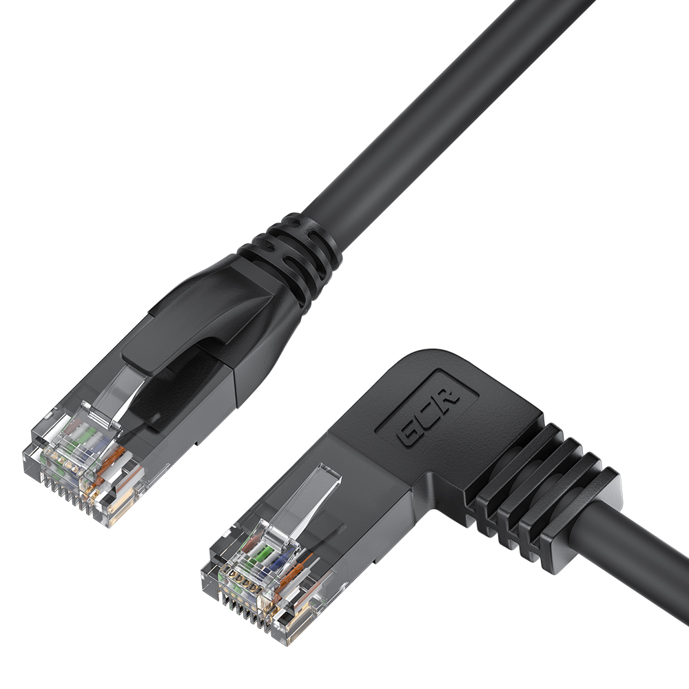 Патч-корд левый угол UTP cat.5e 1 Гбит/с RJ45 LAN компьютерный кабель для интернета контакты 24 GOLD