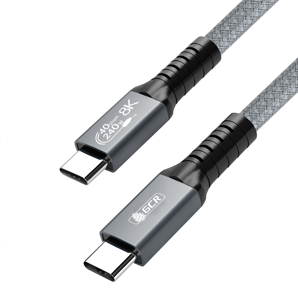 GCR PRO Кабель USB4 Type-C 240W PD 40 Гбит/с 8K60Hz
