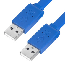 Кабель USB 2.0 AM/AM плоский для подключения компьютера ноутбука
