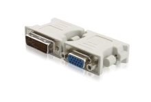 Переходник DVI-I 24+5M / VGA 15F для мониторов телевизоров и компьютеров