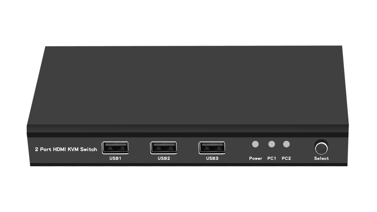 Переключатель KVM HDMI 1.4 2 устройства к 1 монитору 4K30Hz HDCP 1.4