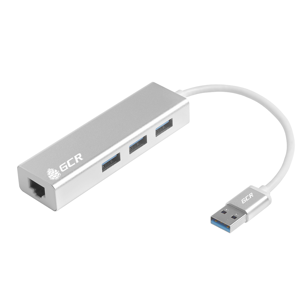 Разветвитель USB 3.0 на 3 порта + Ethernet RJ-45