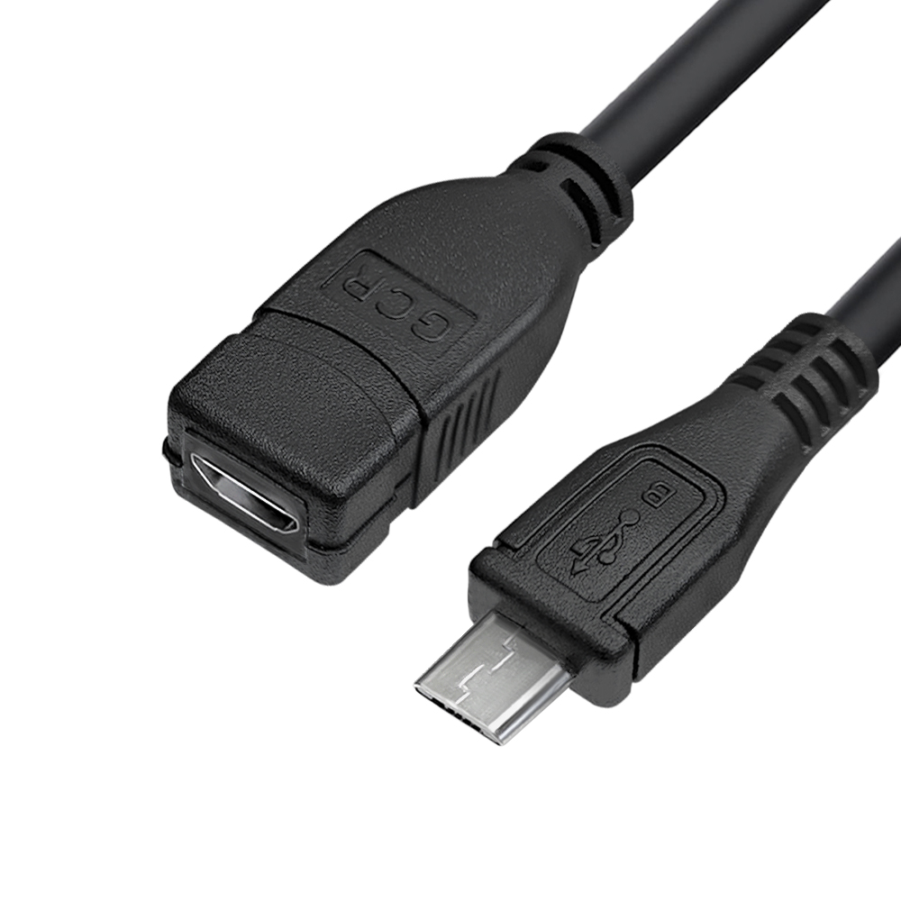 Удлинитель Micro USB от GCR для подключения USB устройств 480 Мбит