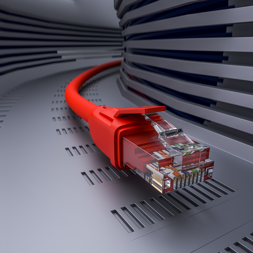 Патч-корд UTP cat.6 10 Гбит/с RJ45 LAN компьютерный кабель для интернета контакты 24K GOLD