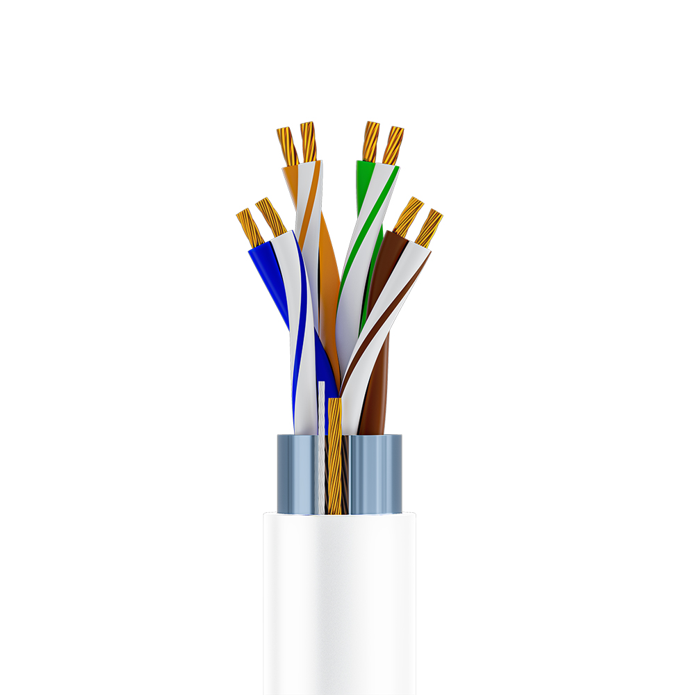 GCR Кабель LAN витая пара F/UTP кат.5e медь 4*2*7/0.2 многожильный