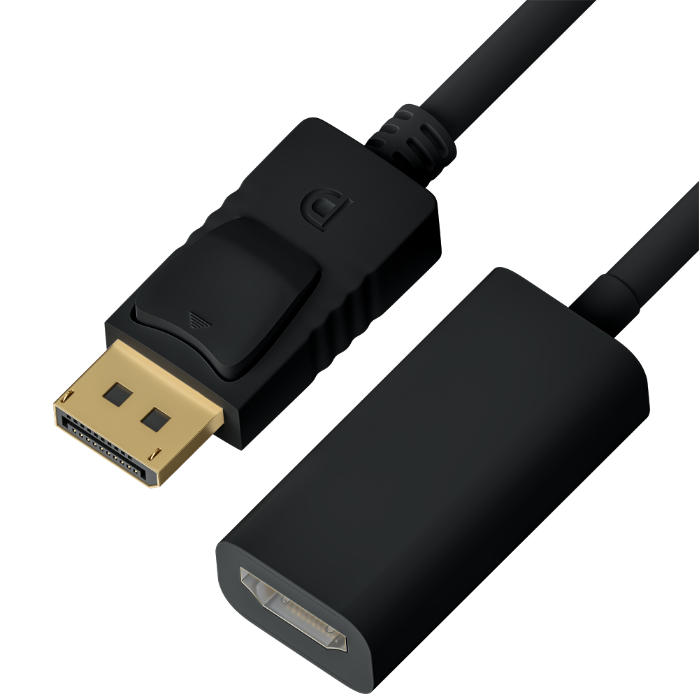 Адаптер переходник DisplayPort 1.2 / HDMI 1.4 4К для ПК монитора телевизора