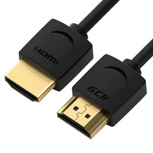 Кабель SLIM HDMI 2.0 Ultra HD 4K 60Hz 3D 18.0 Гбит/с для PS4 Xbox One Smart TV телевизора 24K GOLD