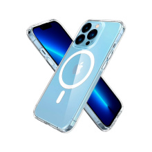 GCR PRO Магнитный силиконовый чехол для iPhone поддержка Magsafe