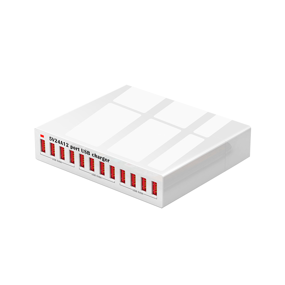 Сетевая зарядная станция на 12 USB портов