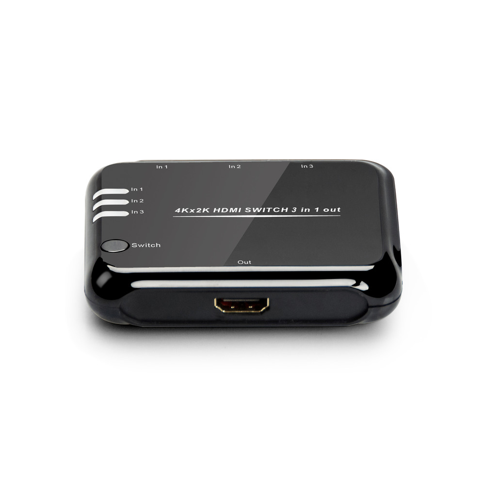 Переключатель HDMI 1.4 3x1 4K 30Hz CEC ARC для Smart TV + пульт ДУ, внешний ИК-приёмник 
