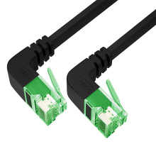 GCR PRO плоский угол верхний/верхний UTP Патч-корд кат.6 LSZH PROF прямой медь литой RJ45 T568B