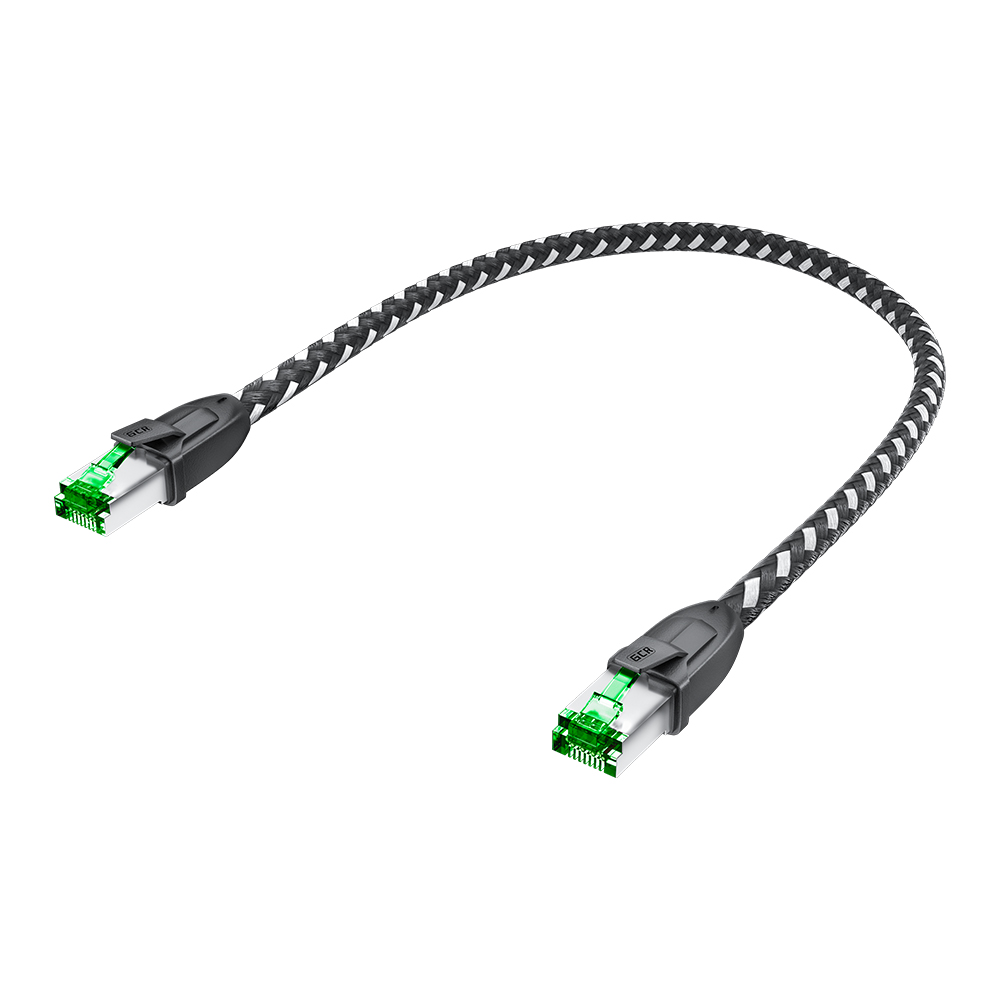 GCR PRO нейлон UTP Патч-корд кат.6 LSZH PROF прямой медь литой RJ45 T568B