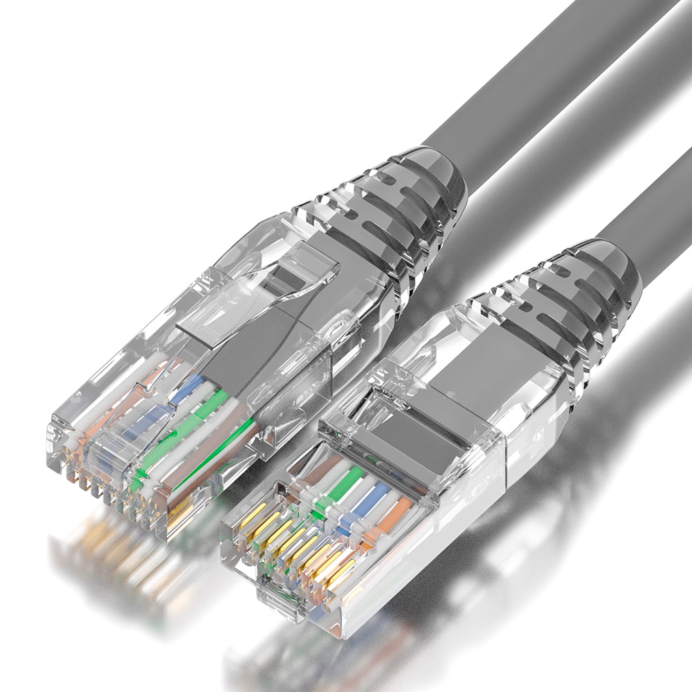 Патч-корд UTP cat 6 LAN кабель для подключения интернета 10 Гбит/с RJ45