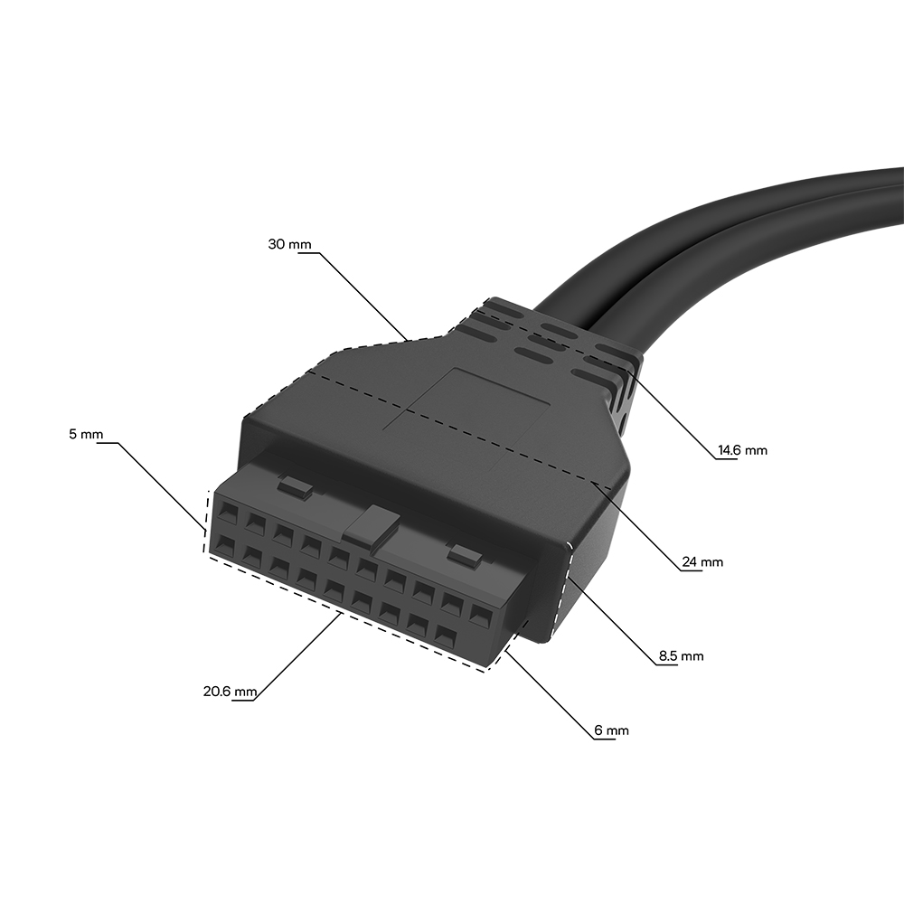Планка в корпус USB 3.0 на 4 внешних порта  20 pin 2 порта