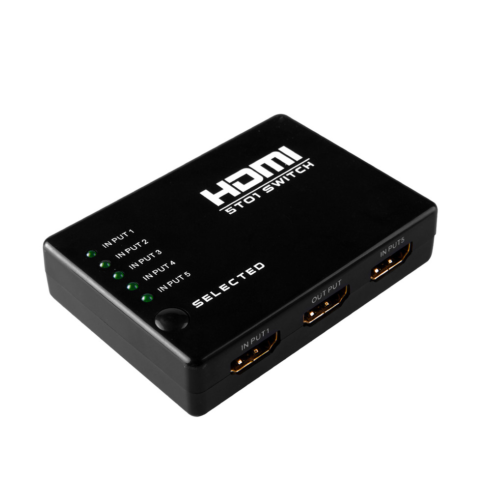 Переключатель HDMI 5x1 1080P 60Hz для Smart TV PS3/PS4 + пульт ДУ